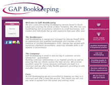 Tablet Screenshot of gapbookkeeping.com